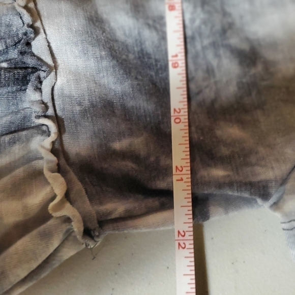 So Tye Dyed Baby Doll Short Sleeve Sz L Top - Picture 5 of 6